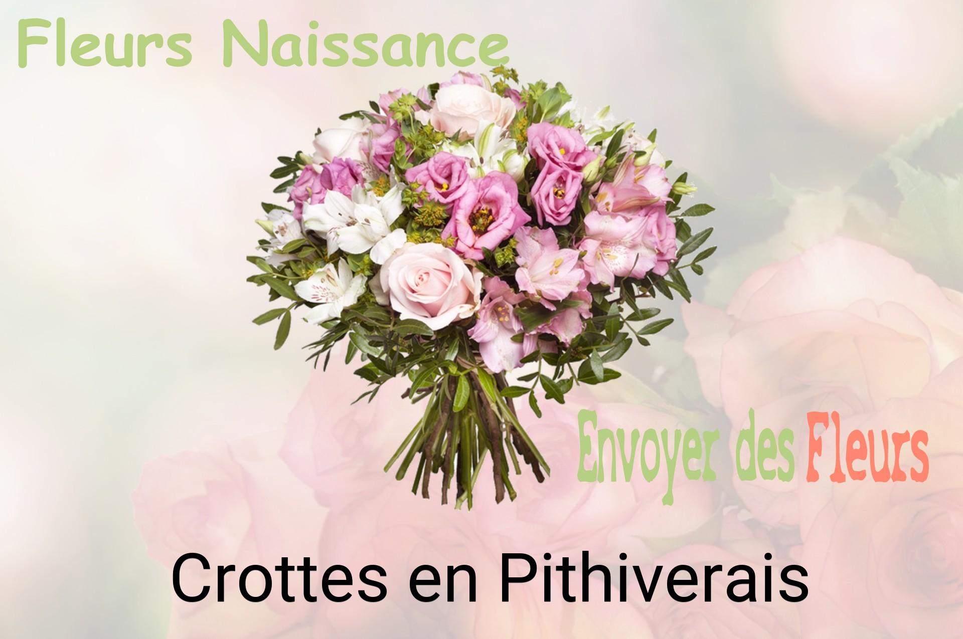 Bouquet de fleurs de naissance livré à Crottes-en-Pithiverais